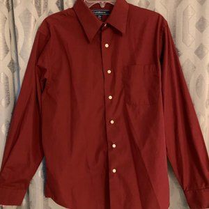 Maroon Button Down Croft&Barrow